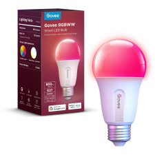 Govee Smart RGBWW 9W - 60W, 800lm, E27, Long Life (H6004CC1) izzó