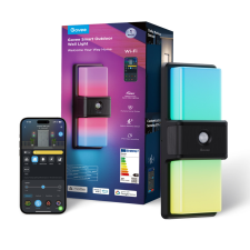 Govee Wi-Fi Smart kültéri LED fali lámpa Bluetooth és WiFi csatlakozással mozgásérzékelővel kültéri világítás