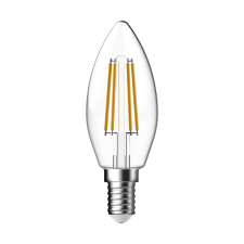 GP 078128 Filament Candle izzó 4W 470lm 2700K E14 - Meleg fehér (745GPCAN078128CE1) izzó