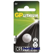 GP BATTERIES GP CR1620 lítium gombelem 1db/bliszter gombelem