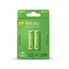 GP ReCyko 2600mAh AA Ni-MH akkumulátor 2db/csomag szünetmentes áramforrás