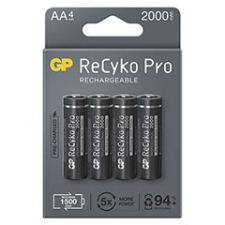  GP ReCyko Pro HR6 - tölthető AA ceruza elem, 2000 mAh (4 db) tölthető elem