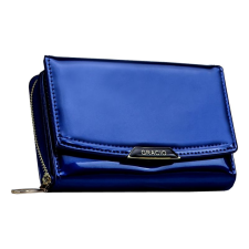  Gracio Női Pénztárca GRC-001-Lakk-Kék- pénztárca