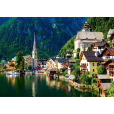 Grafika puzzle - Hallstatt, Ausztria 1000 darabos puzzle, kirakós