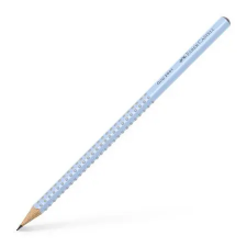  Grafitceruza, B, háromszögletű, FABER-CASTELL "Grip 2001", égkék ceruza