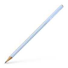 Grafitceruza, B, háromszögletű, FABER-CASTELL "Sparkle", gyöngyház égkék ceruza