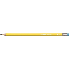 Grafitceruza radírral, HB, hatszögletű, STABILO "Pencil 160", sárga ceruza