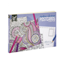 Grafix Színezhető képeslapok, Lila CraftArt kreatív és készségfejlesztő