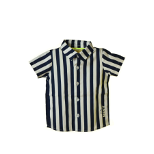 Grain de blé kék csíkos bébi fiú ing – 59 cm gyerek blúz