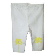  Grain de blé törtfehér, pálma mintás bébi lány leggings – 74 cm gyerek nadrág