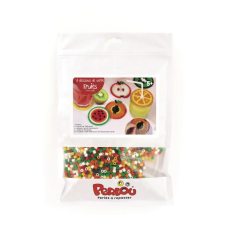 Graine Creative 1500 db-os vasalható gyöngy – Gyümölcsös poháralátét kreatív és készségfejlesztő