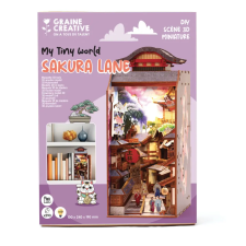 Graine Creative DIY könyvespolc díszítő – Sakura utca kreatív és készségfejlesztő