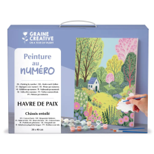 Graine Creative Számfestő – A béke szigete (30x40 cm) kreatív és készségfejlesztő