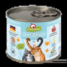  GranataPet Delicatessen konzerv lazac és pulyka konzerv 400g 6db macskaeledel