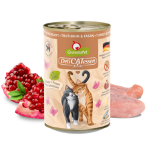 Granatapet Delicatessen konzerv pulyka és fácán 400 g macskaeledel