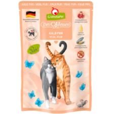 Granatapet Delicatessen Pouch Kalb PUR 85g macskaeledel