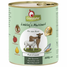 Granatapet Liebling´s Mahlzeit borjú és bárány konzerv 800 g 6db kutyaeledel