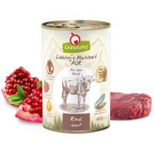 Granatapet Liebling´s Mahlzeit marha PUR konzerv 400 g 6db kutyaeledel