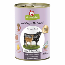 Granatapet Liebling´s Mahlzeit vad és Angus marha konzerv 800 g 6db kutyaeledel
