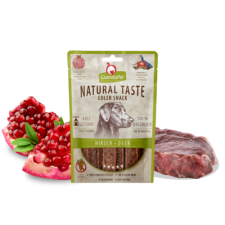Granatapet Natural Taste Edler Snack Hirsch 90g (szarvas) 10db jutalomfalat kutyáknak