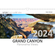  GRAND CANYON - Panorama Views (Wall Calendar 2024 DIN A4 Landscape) naptár, kalendárium