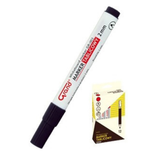 Grand Táblamarker grand kerek fekete filctoll, marker