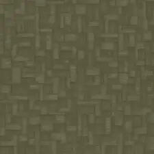 Grandeco Elegáns szövött panelhatású tapéta geometrikus blokk mintázattal, mélyzöld színben tapéta, díszléc és más dekoráció