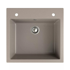  Gránit mosogató EOS Como + dugókiemelő (bézs) mosogatótálca