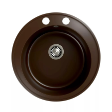  Gránit mosogató EOS Valero + dugóemelő (sötétbarna) mosogatótálca