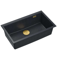 gránit mosogató Logan 110 Black Metallic mosogatótálca
