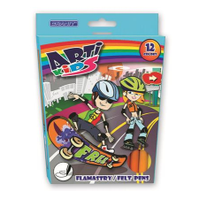 Granit Rostirón készlet, granit "arti kids", 12 különböző szín fl12p00 filctoll, marker