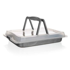  Gránitbevonatos hordozható tepsi 42x29x4 cm sütés és főzés