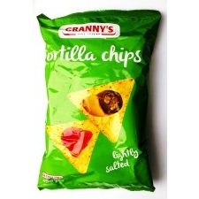 Granny's enyhén sós tortilla chips gluténmentes 150 g 150 g alapvető élelmiszer