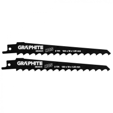 Graphite 56H041 Orrfűrészlapok, Hcs, 150X19X1.25Mm, 3Tpi, Set, 2Db. barkácsgép tartozék