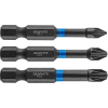 Graphite 56H542 Torziós Ütvecsavarozó Bit PZ1/2/3X50mm, 3db (56H542)
