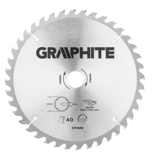 Graphite 57H686 Körfűrészlap Keményfém Fogakkal, 255X30Mm , 40 Fog fűrészlap