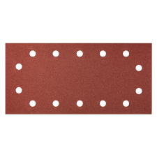 Graphite Csiszolópapír, tépőzáras, 115x230mm, K180, lyukas, 5db barkácsgép tartozék