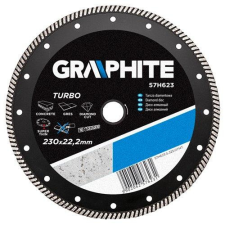 Graphite Gyémánt vágókorong 230mm TURBO VÉKONY (57H623) csempevágó