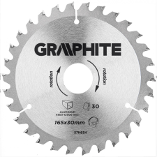 Graphite körfűrészlap 165x30 z30 aluminium fúrószár