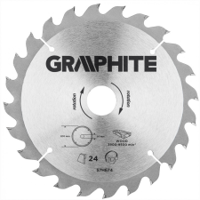 Graphite körfűrészlap 200x30 z24 fúrószár