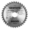 Graphite Körfűrészlap keményfém fogakkal, 160x30mm, 36fog