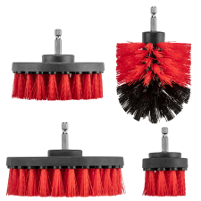 Graphite Tisztítókefe készlet fúró-csavarbehajtó gépekhez, 1/4"-os hatszög szár, 4db barkácsgép tartozék