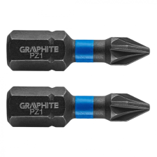 Graphite torziós ütvecsavarozó bit pz1 x 25mm, 2db. barkácsgép tartozék