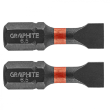 Graphite Ütő bitek SL6,5 x 25 mm, 2 db. bitfej készlet