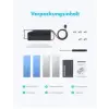 GRAUGEAR M. 2 NVMe SSD Heatpipe hűtő, PWM ventilátorral (G-M2HS03-F)