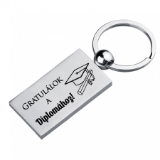 Gravírozott kulcstartó - Diploma, Gravírozott kulcstartó - Diploma kulcstartó