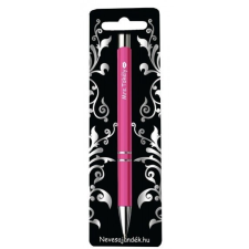  Gravírozott toll, Mrs Tökély, pink toll