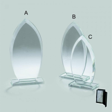  Gravírozott Üveg díj CR 95 dekorációs kellék