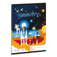  Gravity tűzött füzet A/5, 32 lap sima füzet