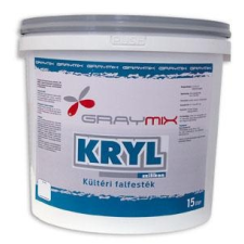 Graymix Kryl Szilikon 15l kültéri festék I-es színkat. /vödör vékony- és nemesvakolat